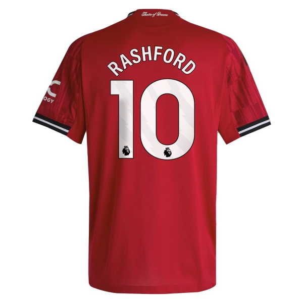 Maglia Manchester United Marcus Rashford 10 Gara Home 2025/26 Maglia Manchester United Marcus Rashford 10 Gara Home 2025/26
