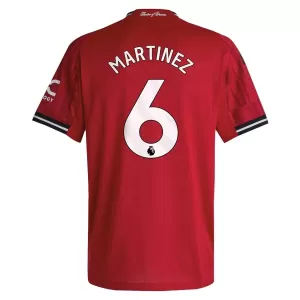 Maglia Manchester United Martinez 6 Gara Home 2025/26