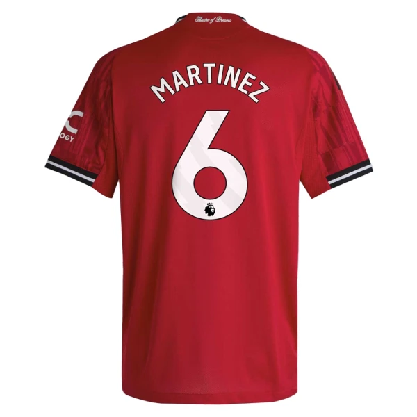 Maglia Manchester United Martinez 6 Gara Home 2025/26 Maglia Manchester United Martinez 6 Gara Home 2025/26