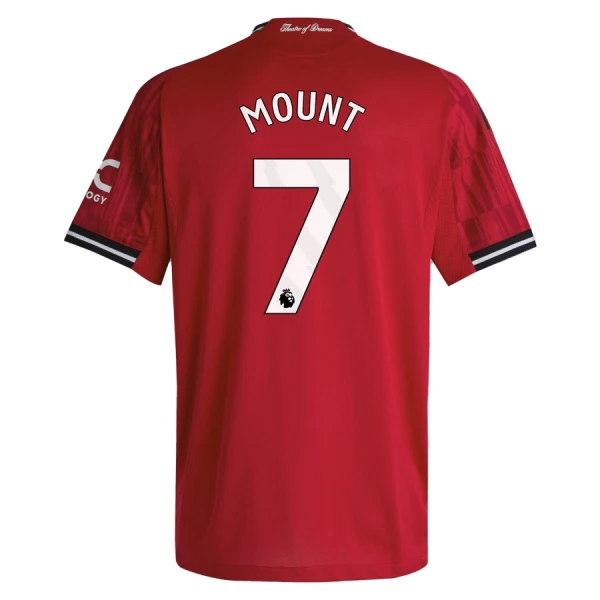 Maglia Manchester United Mason Mount 7 Gara Home 2025/26 Maglia Manchester United Mason Mount 7 Gara Home 2025/26