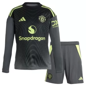 Maglia Portiere Manchester United Bambino Gara Home 2025/26 Maniche Lunghe