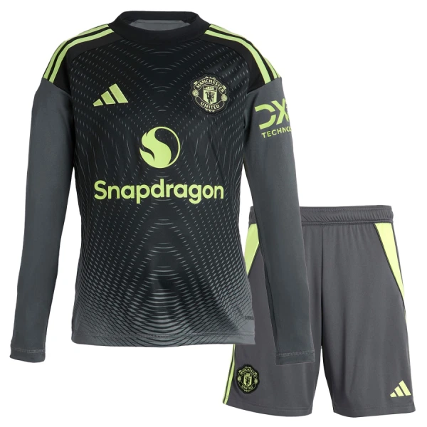 Maglia Portiere Manchester United Bambino Gara Home 2025/26 Maniche Lunghe Maglia Portiere Manchester United Bambino Gara Home 2025/26 Maniche Lunghe
