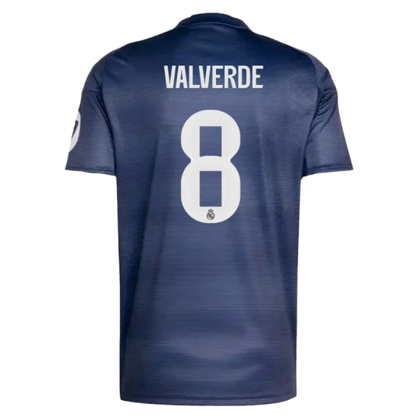 Maglia Real Madrid Federico Valverde 8 Gara Away 2025/26 Maglia Real Madrid Federico Valverde 8 Gara Away 2025/26