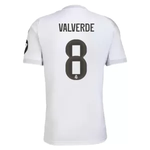 Maglia Real Madrid Federico Valverde 8 Gara Home 2025/26