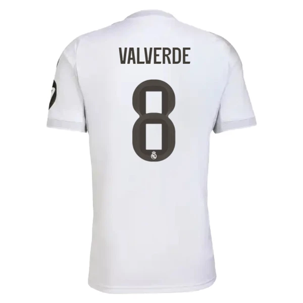Maglia Real Madrid Federico Valverde 8 Gara Home 2025/26 Maglia Real Madrid Federico Valverde 8 Gara Home 2025/26