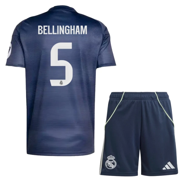 Maglia Real Madrid Jude Bellingham 5 Bambino Gara Away 2025/26 Maglia Real Madrid Jude Bellingham 5 Bambino Gara Away 2025/26