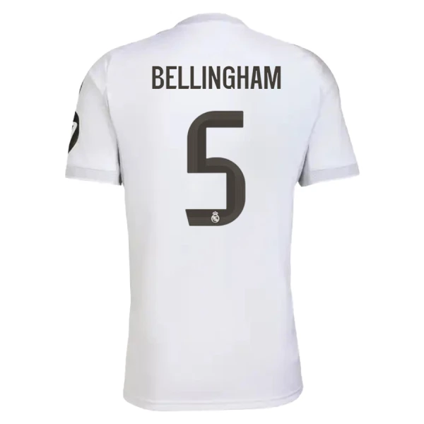 Maglia Real Madrid Jude Bellingham 5 Gara Home 2025/26 Maglia Real Madrid Jude Bellingham 5 Gara Home 2025/26