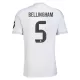 Maglia Real Madrid Jude Bellingham 5 Gara Home 2025/26 Maglia Real Madrid Jude Bellingham 5 Gara Home 2025/26