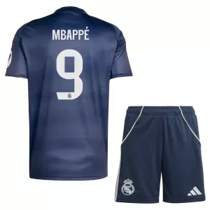 Maglia Real Madrid Kylian Mbappé 9 Bambino Gara Away 2025/26