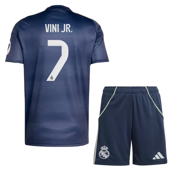 Maglia Real Madrid Vinicius Junior 7 Bambino Gara Away 2025/26 Maglia Real Madrid Vinicius Junior 7 Bambino Gara Away 2025/26