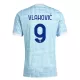 Maglia Juventus Dušan Vlahovic 9 Gara Away 2025/26 Maglia Juventus Dušan Vlahovic 9 Gara Away 2025/26