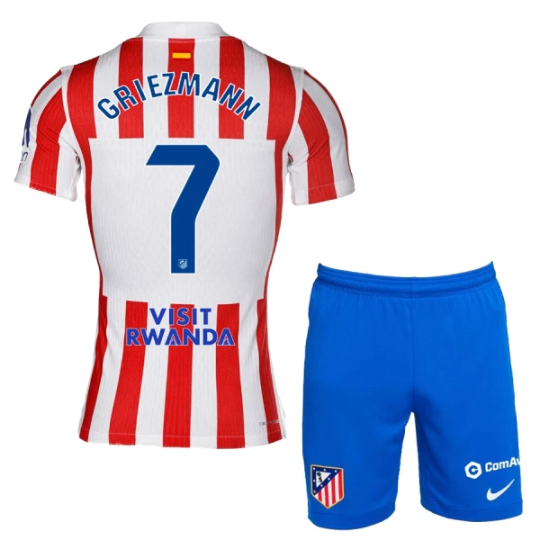 Maglia Atlético Madrid Antoine Griezmann 7 Bambino Gara Home 2025/26 Maglia Atlético Madrid Antoine Griezmann 7 Bambino Gara Home 2025/26