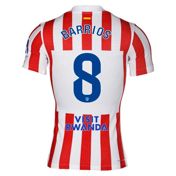 Maglia Atlético Madrid Barrios 8 Gara Home 2025/26 Maglia Atlético Madrid Barrios 8 Gara Home 2025/26