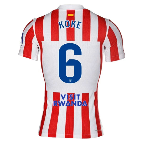 Maglia Atlético Madrid Koke 6 Gara Home 2025/26 Maglia Atlético Madrid Koke 6 Gara Home 2025/26