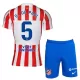 Maglia Atlético Madrid Rodrigo de Paul 5 Bambino Gara Home 2025/26 Maglia Atlético Madrid Rodrigo de Paul 5 Bambino Gara Home 2025/26
