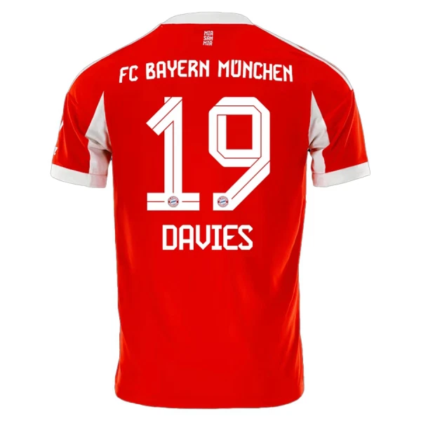 Maglia FC Bayern Monaco Alphonso Davies 19 Gara Home 2025/26 Maglia FC Bayern Monaco Alphonso Davies 19 Gara Home 2025/26