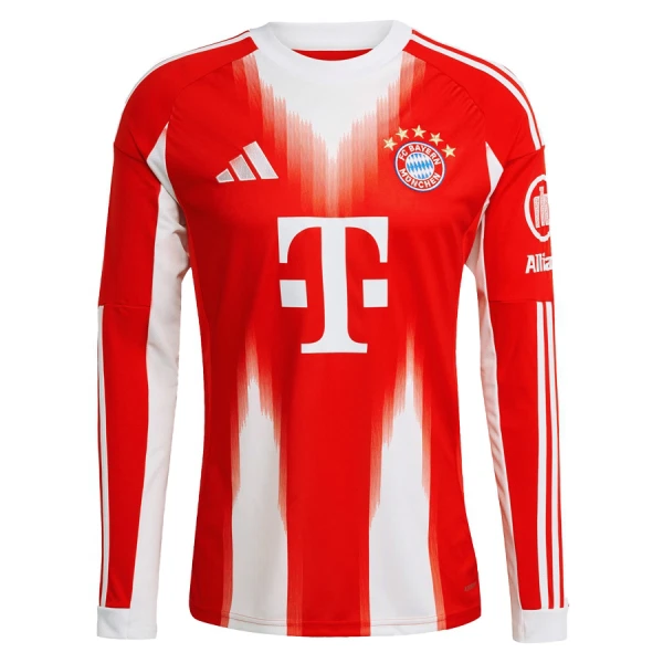 Maglia FC Bayern Monaco Gara Home 2025/26 Maniche Lunghe Maglia FC Bayern Monaco Gara Home 2025/26 Maniche Lunghe