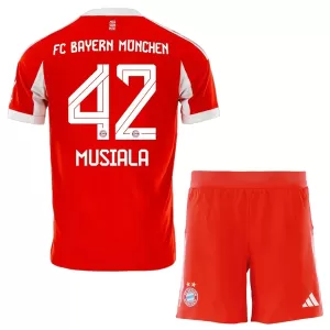 Maglia FC Bayern Monaco Jamal Musiala 42 Bambino Gara Home 2025/26