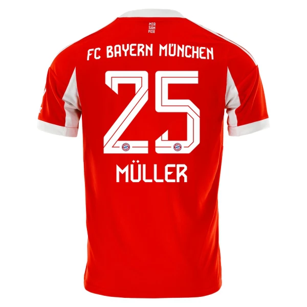 Maglia FC Bayern Monaco Thomas Müller 25 Gara Home 2025/26 Maglia FC Bayern Monaco Thomas Müller 25 Gara Home 2025/26