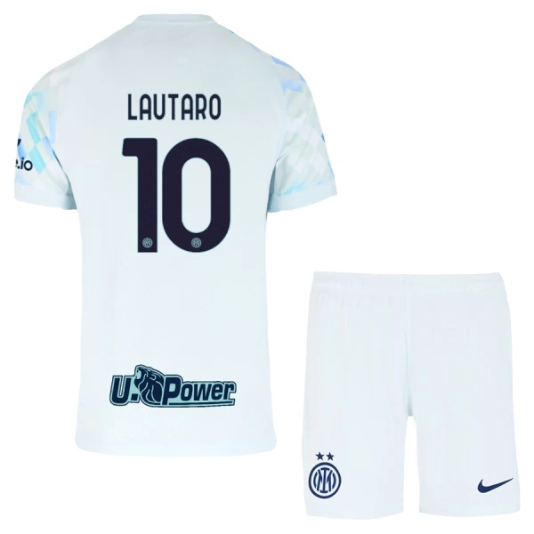 Maglia Internazionale Lautaro Martínez 10 Bambino Gara Away 2025/26 Maglia Internazionale Lautaro Martínez 10 Bambino Gara Away 2025/26