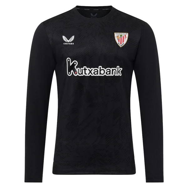 Maglia Portiere Athletic Bilbao 2025/26 Maniche Lunghe Nero Maglia Portiere Athletic Bilbao 2025/26 Maniche Lunghe Nero