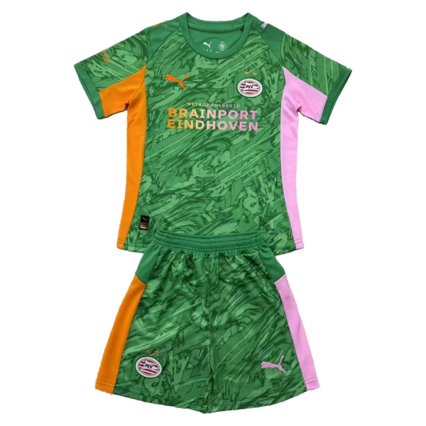 Maglia Portiere PSV Eindhoven Bambino 2025/26 Verde Maglia Portiere PSV Eindhoven Bambino 2025/26 Verde