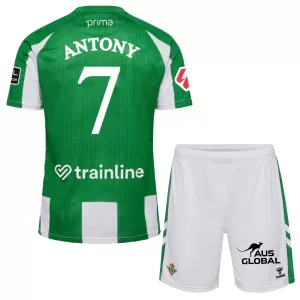Maglia Real Betis Antony 7 Bambino Gara Home 2025/26