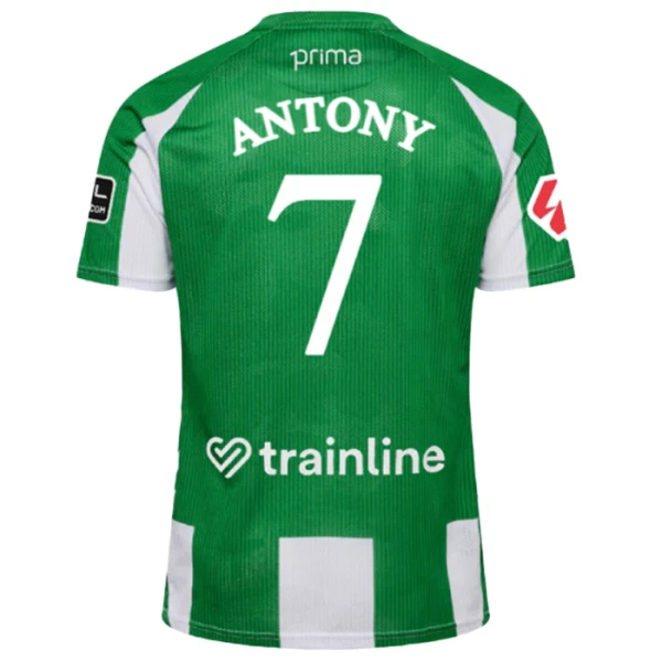 Maglia Real Betis Antony 7 Gara Home 2025/26 Maglia Real Betis Antony 7 Gara Home 2025/26