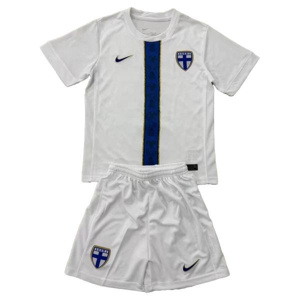 Maglia Finlandia Bambino Gara Away 2025 Maglia Finlandia Bambino Gara Away 2025