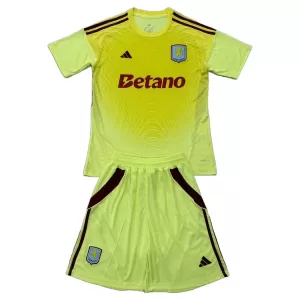 Maglia Portiere Aston Villa Bambino 2025/26 Giallo