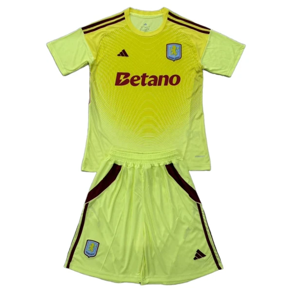 Maglia Portiere Aston Villa Bambino 2025/26 Giallo Maglia Portiere Aston Villa Bambino 2025/26 Giallo