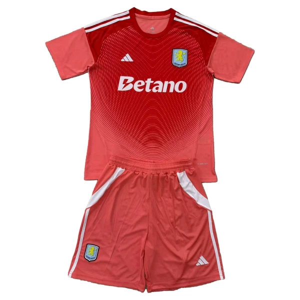 Maglia Portiere Aston Villa Bambino 2025/26 Rosso Maglia Portiere Aston Villa Bambino 2025/26 Rosso