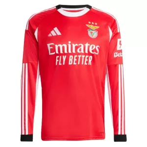 Maglia SL Benfica Gara Home 2025/26 Maniche Lunghe
