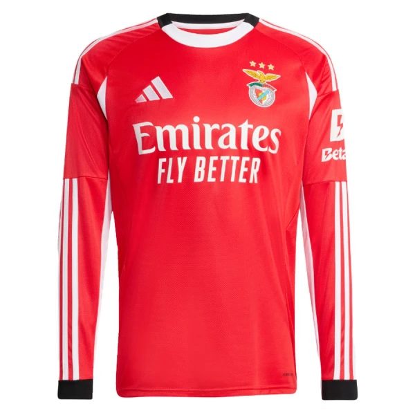 Maglia SL Benfica Gara Home 2025/26 Maniche Lunghe Maglia SL Benfica Gara Home 2025/26 Maniche Lunghe