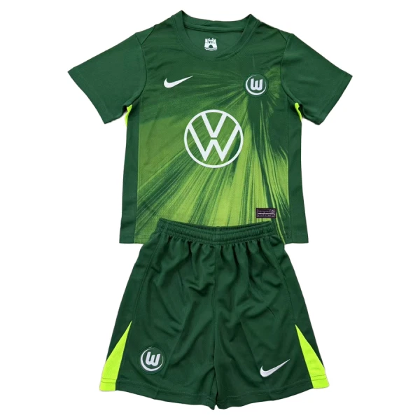 Maglia VfL Wolfsburg Bambino Gara Home 2025/26 Maglia VfL Wolfsburg Bambino Gara Home 2025/26