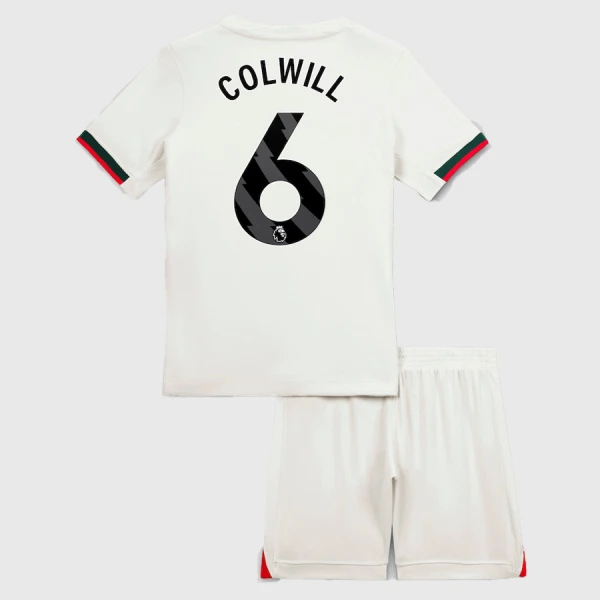 Maglia Chelsea Colwill 6 Bambino Gara Away 2025/26 Maglia Chelsea Colwill 6 Bambino Gara Away 2025/26