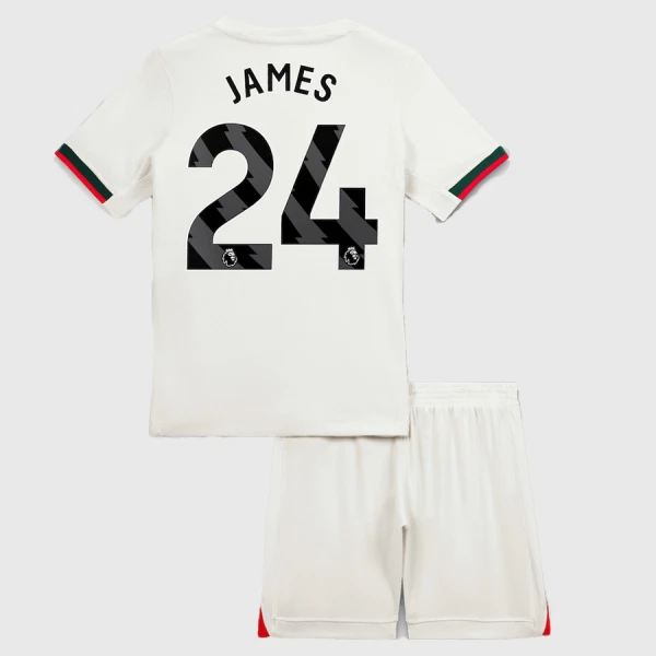 Maglia Chelsea James 24 Bambino Gara Away 2025/26 Maglia Chelsea James 24 Bambino Gara Away 2025/26