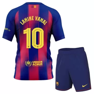 Maglia Barcellona Lamine Yamal 10 Bambino Gara Home 2025/26