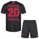 Maglia Bayer 04 Leverkusen Alejandro Grimaldo 20 Bambino Gara Home 2025/26 Maglia Bayer 04 Leverkusen Alejandro Grimaldo 20 Bambino Gara Home 2025/26