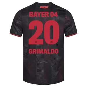 Maglia Bayer 04 Leverkusen Alejandro Grimaldo 20 Gara Home 2025/26