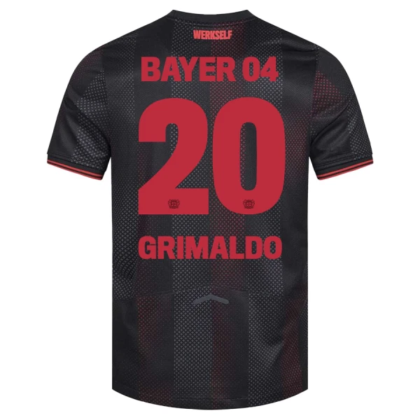 Maglia Bayer 04 Leverkusen Alejandro Grimaldo 20 Gara Home 2025/26 Maglia Bayer 04 Leverkusen Alejandro Grimaldo 20 Gara Home 2025/26