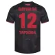 Maglia Bayer 04 Leverkusen Edmond Tapsoba 12 Gara Home 2025/26 Maglia Bayer 04 Leverkusen Edmond Tapsoba 12 Gara Home 2025/26
