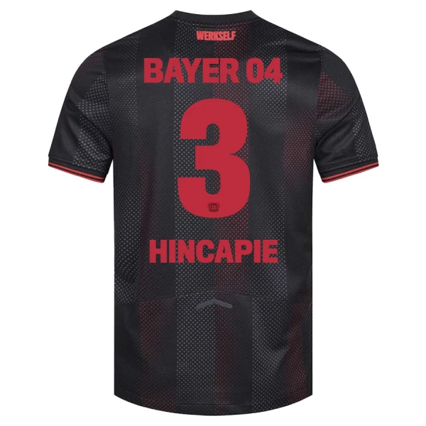Maglia Bayer 04 Leverkusen Piero Hincapie 3 Gara Home 2025/26 Maglia Bayer 04 Leverkusen Piero Hincapie 3 Gara Home 2025/26