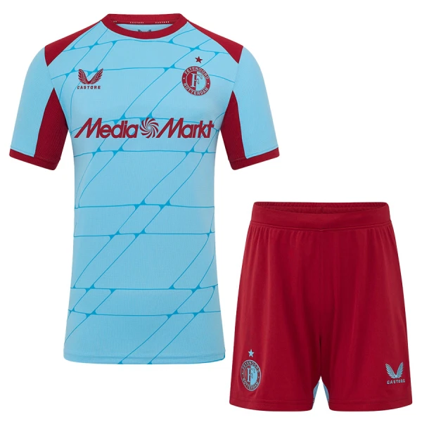 Maglia Feyenoord Rotterdam Bambino Gara Third 2025/26 Maglia Feyenoord Rotterdam Bambino Gara Third 2025/26