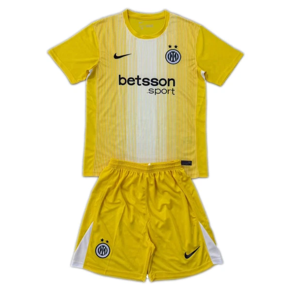 Maglia Portiere Internazionale Bambino 2025/26 Giallo Maglia Portiere Internazionale Bambino 2025/26 Giallo