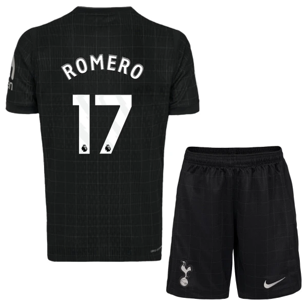 Maglia Tottenham Hotspur Cristian Romero 17 Bambino Gara Away 2025/26 Maglia Tottenham Hotspur Cristian Romero 17 Bambino Gara Away 2025/26