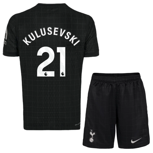 Maglia Tottenham Hotspur Dejan Kulusevski 21 Bambino Gara Away 2025/26 Maglia Tottenham Hotspur Dejan Kulusevski 21 Bambino Gara Away 2025/26