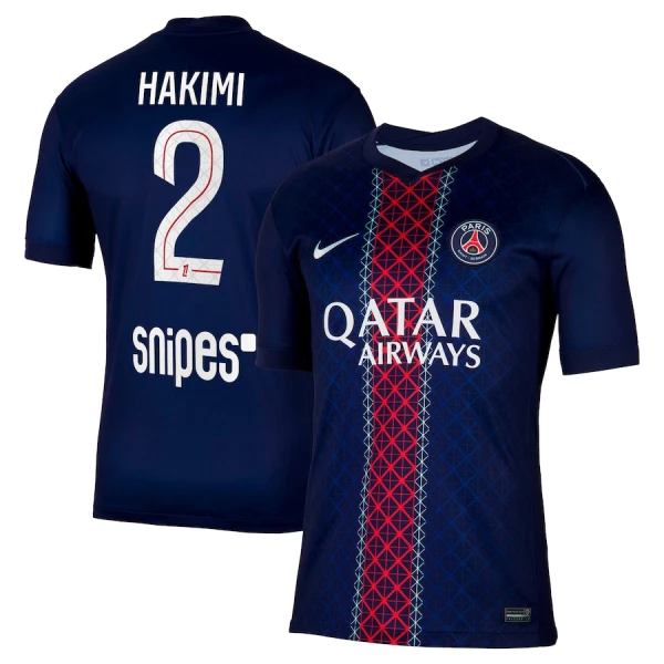 Maglia Paris Saint-Germain Achraf Hakimi 2 Gara Home 2025/26 Maglia Paris Saint-Germain Achraf Hakimi 2 Gara Home 2025/26