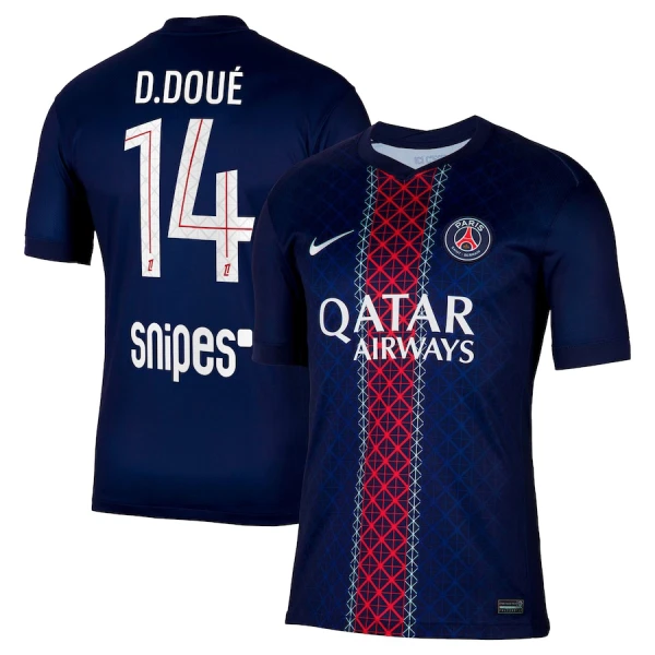 Maglia Paris Saint-Germain Desire Doue 14 Gara Home 2025/26 Maglia Paris Saint-Germain Desire Doue 14 Gara Home 2025/26