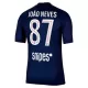 Maglia Paris Saint-Germain Joao Neves 87 Gara Home 2025/26